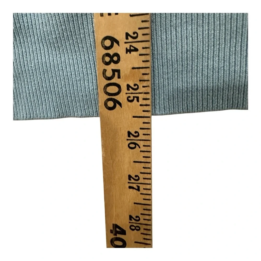 BANANA REPUBLIC Mens  XL Luxury Silk Cashmere‎ Blend Baby Blue V-Neck LS Sweater